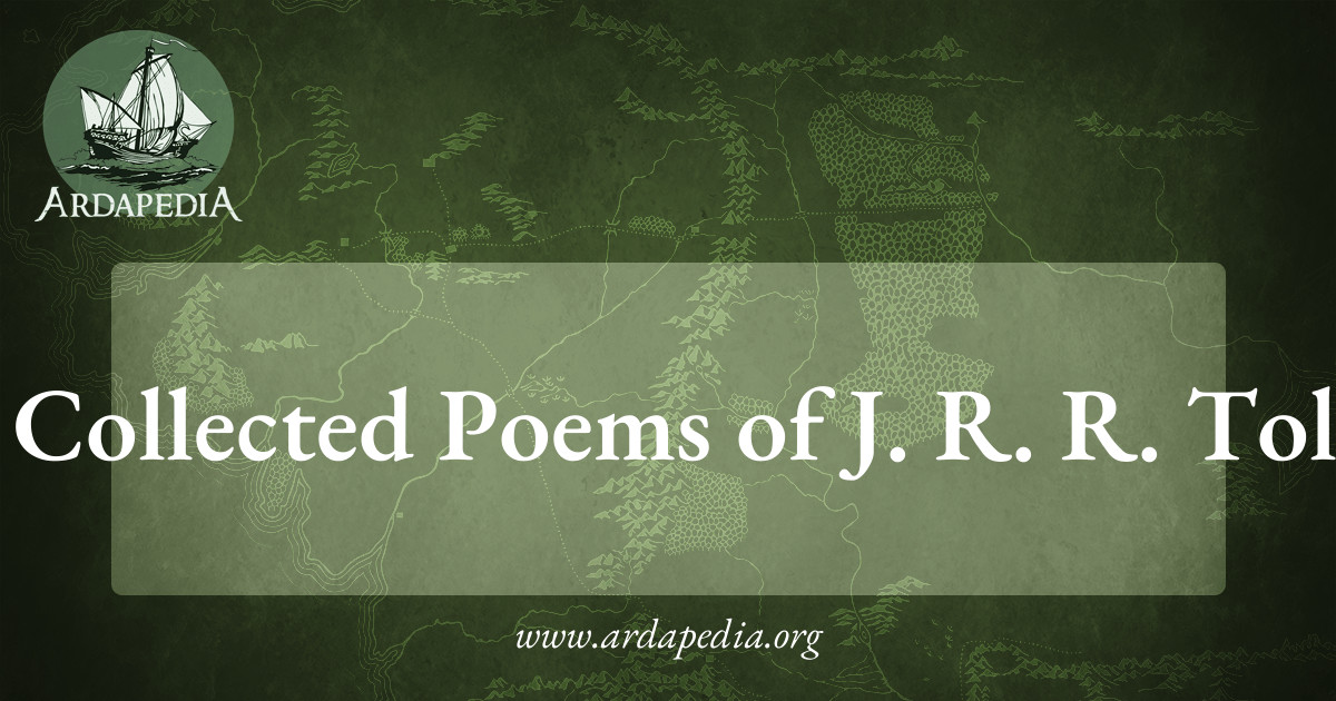 The Collected Poems of J. R. R. Tolkien – Ardapedia