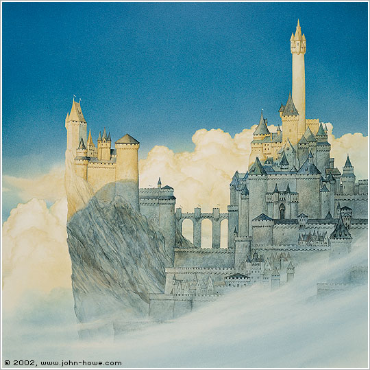 Datei:John Howe – Minas Tirith.jpg