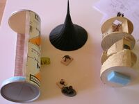 Bild 1: Rohbau des Turms