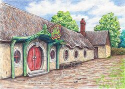 Das Gasthaus „Zum Grünen Drachen“ (Bild: Matěj Čadil)