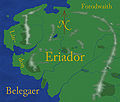 Karte von Eriador