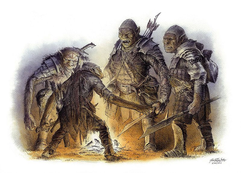 Datei:Orcs debate color by turnermohan-d8l57rp.jpg