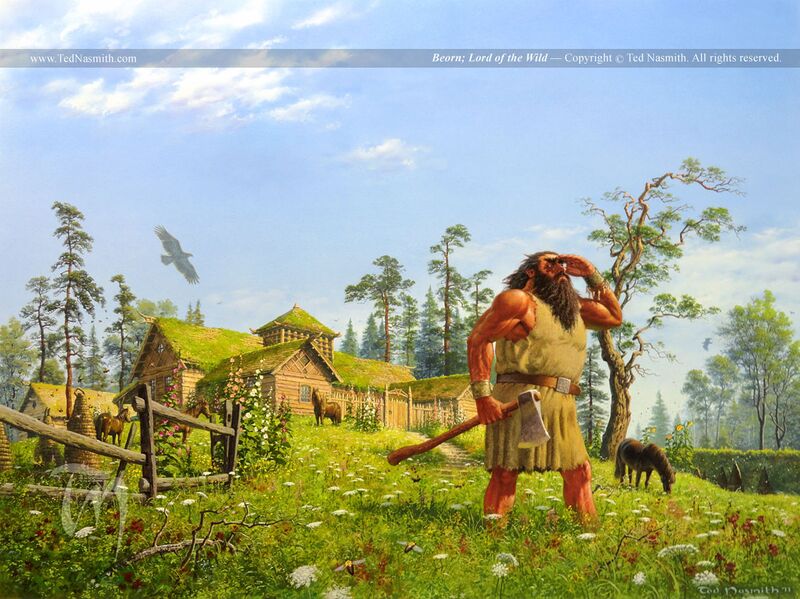 Datei:Ted Nasmith – Beorn; Lord of the Wild.jpg