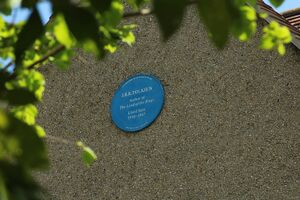 Northmoor Road Blue Plaque.JPG