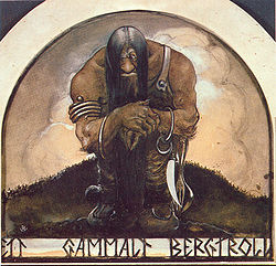 Ein Bergtroll, Bild: John Bauer (1904)